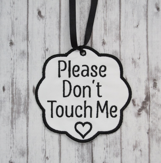 Car Seat No Touching Tag, Car Seat Tag, Car Seat Sign, No Touching Sign, Baby Shower Gift, Do Not Touch