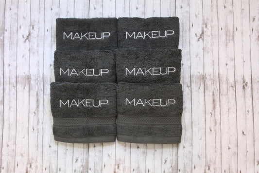 Gray Makeup Washcloths