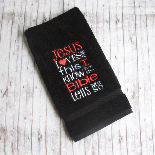 Jesus Love Me Hand Towel